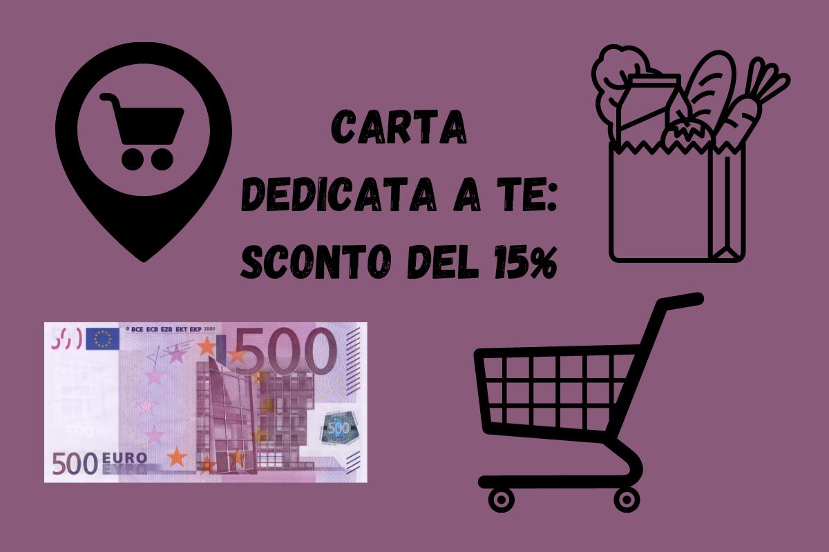 Carta Dedicata a Te sconto del 15%