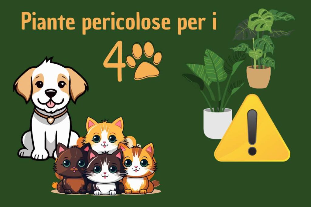 piante pericolose per i 4 zampe